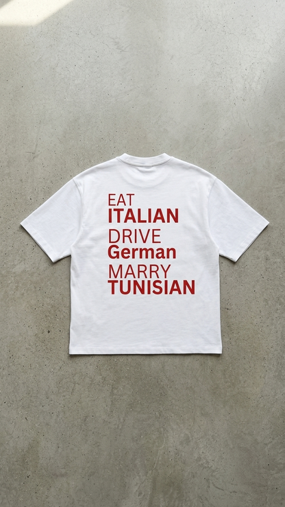 Seen White Oversized Tee – 240 GSM Heavyweight Cotton
