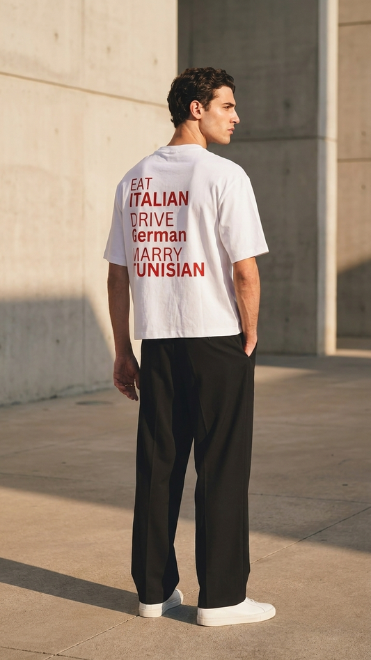 Seen White Oversized Tee – 240 GSM Heavyweight Cotton